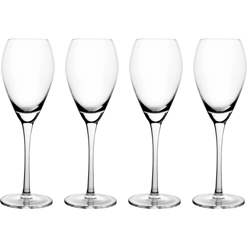 Champagneglass 16 cl Klar, 4-pk