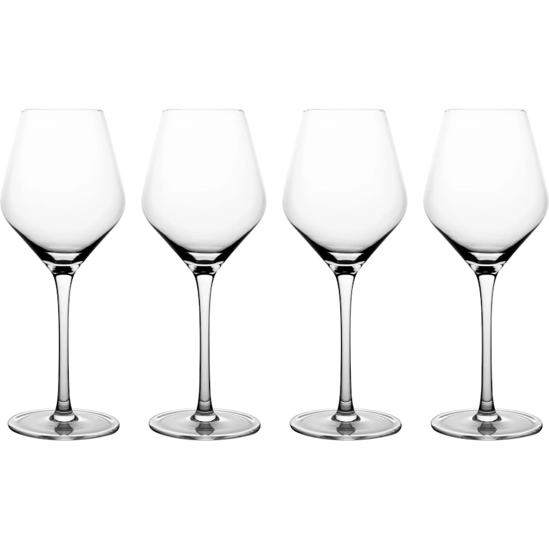 Hvitvinsglass 33 cl Klar, 4-pk