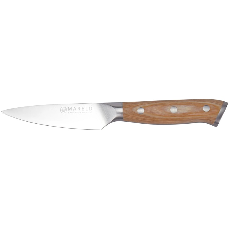 Skrellekniv 9 cm, Pakkatre