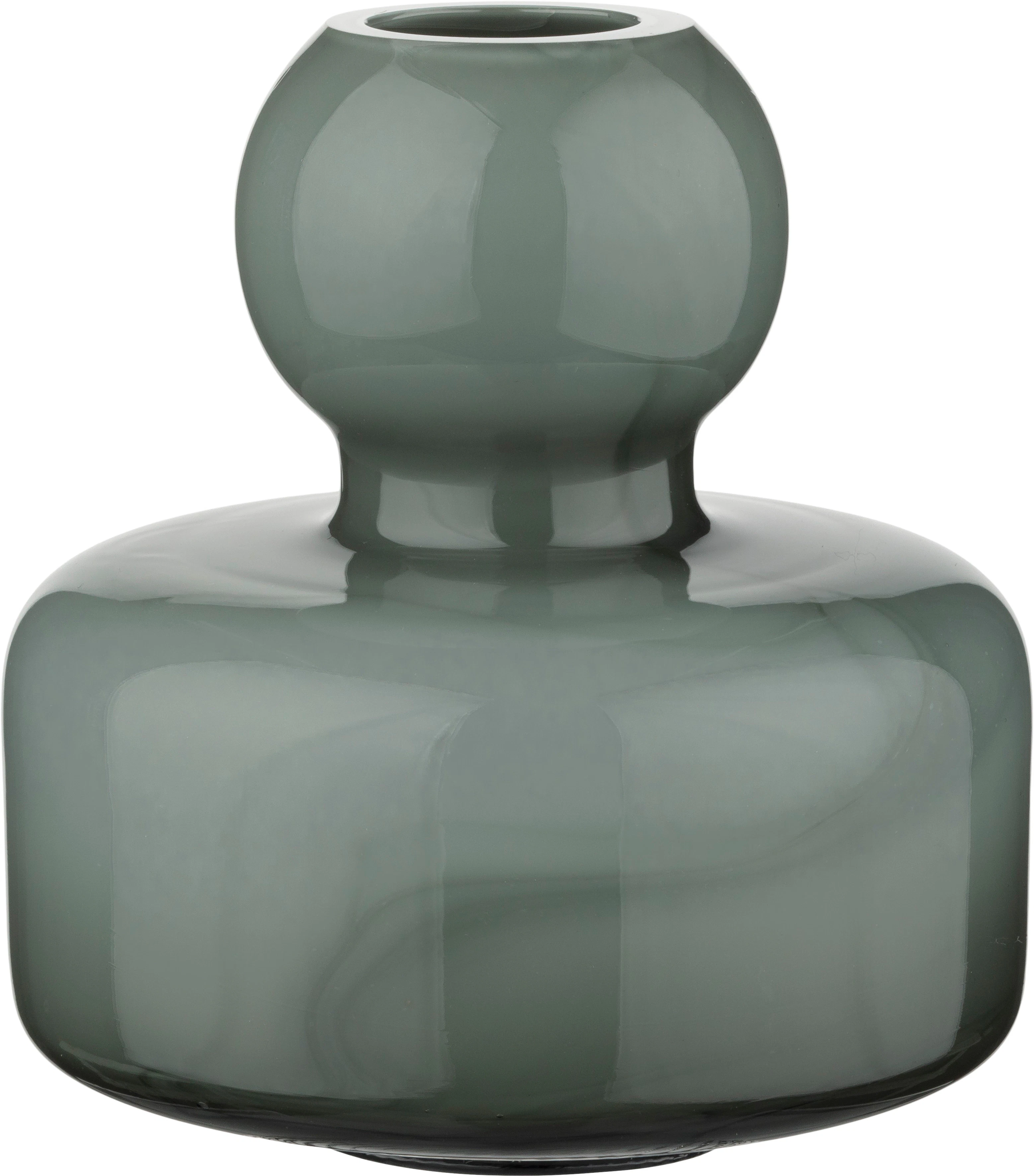 Marimekko Flower Vase 10,4x10 Cm  -  Vaser Glass Charcoal - 075272-900