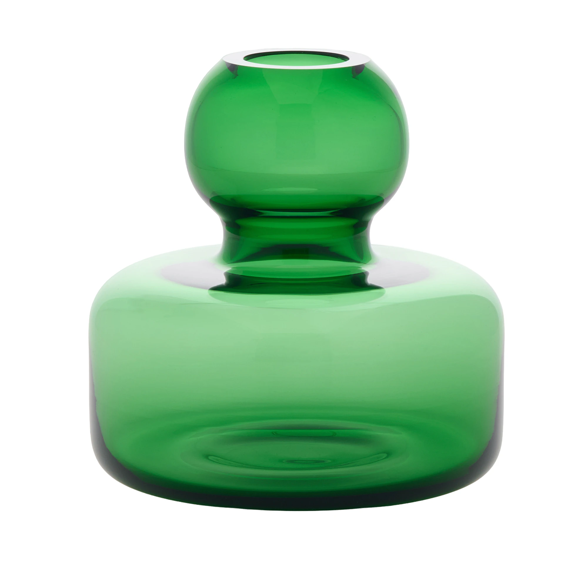 Marimekko Flower Vase 10,4x10 Cm - Vaser Glass Gr&oslash;nn - 075890-600