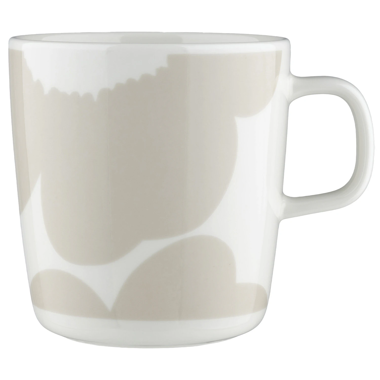 Marimekko Iso Unikko Krus 40 Cl -  Kaffekopper Stengods Hvit - 074536-120
