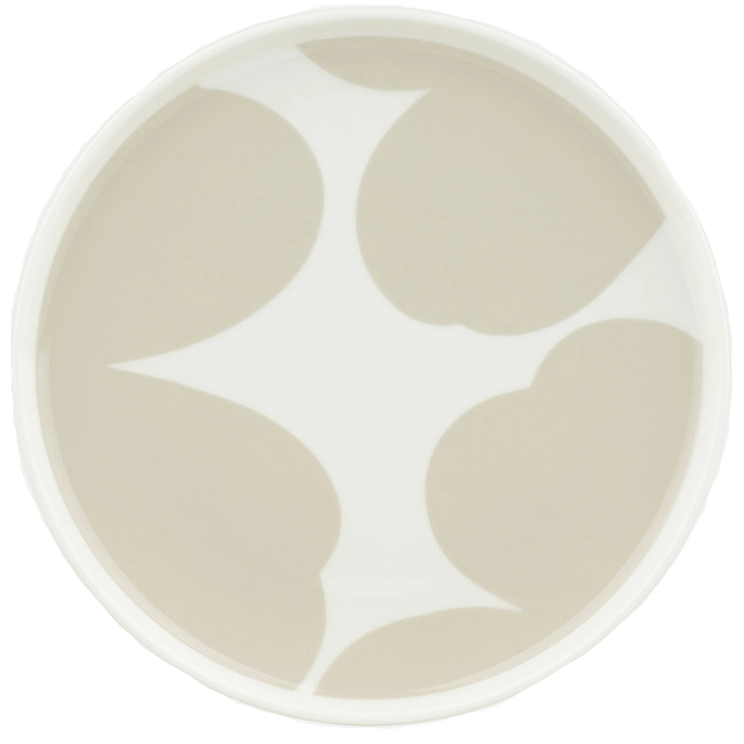 Marimekko Iso Unikko Tallerken &Oslash;20 Cm -  &Oslash;vrige Fat & Tallerkener Stengods Hvit - 074537-120