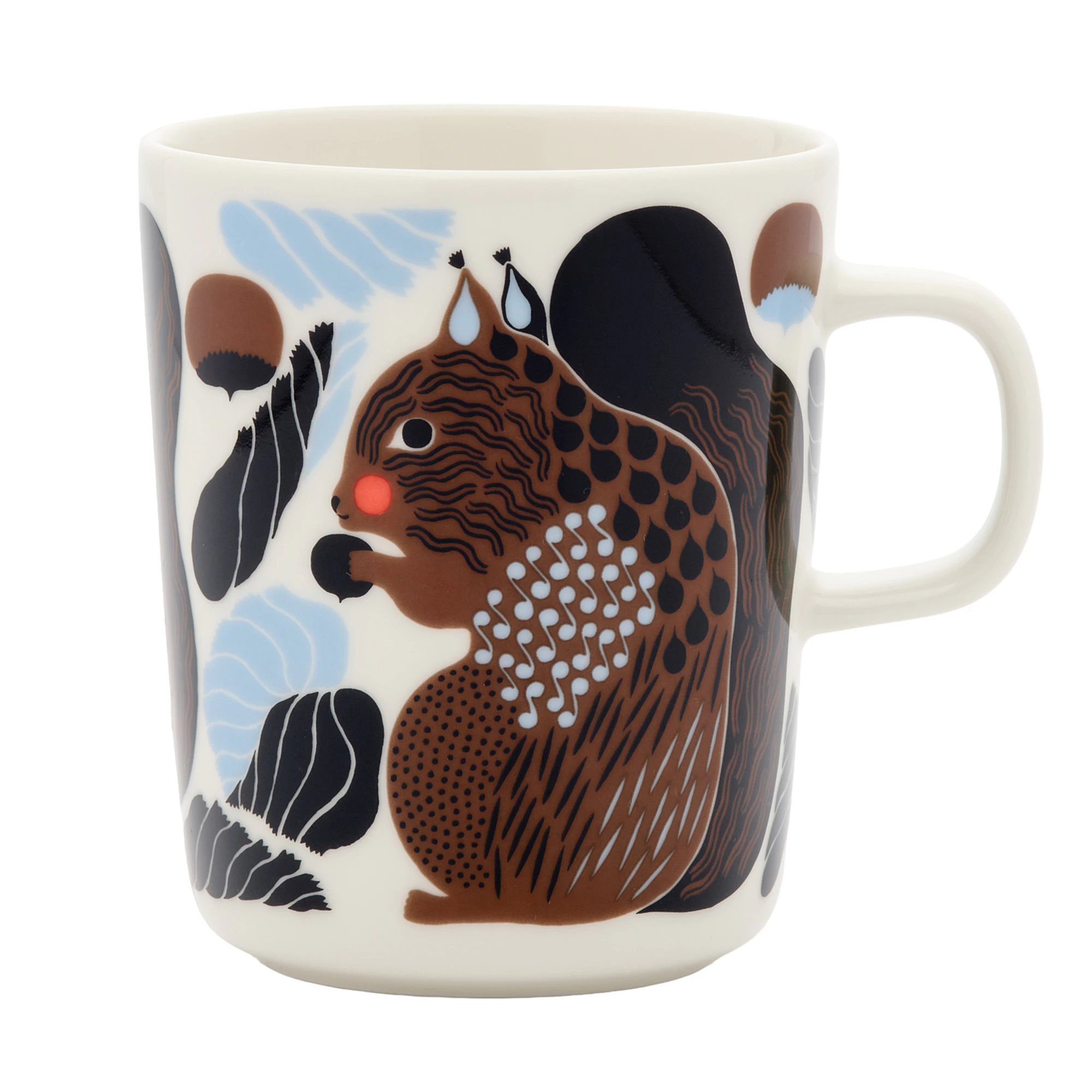 Marimekko Kurre Kaffekopp 25 Cl / Lysebl&aring; - Kaffekopper Stengods Brun - 075998-189