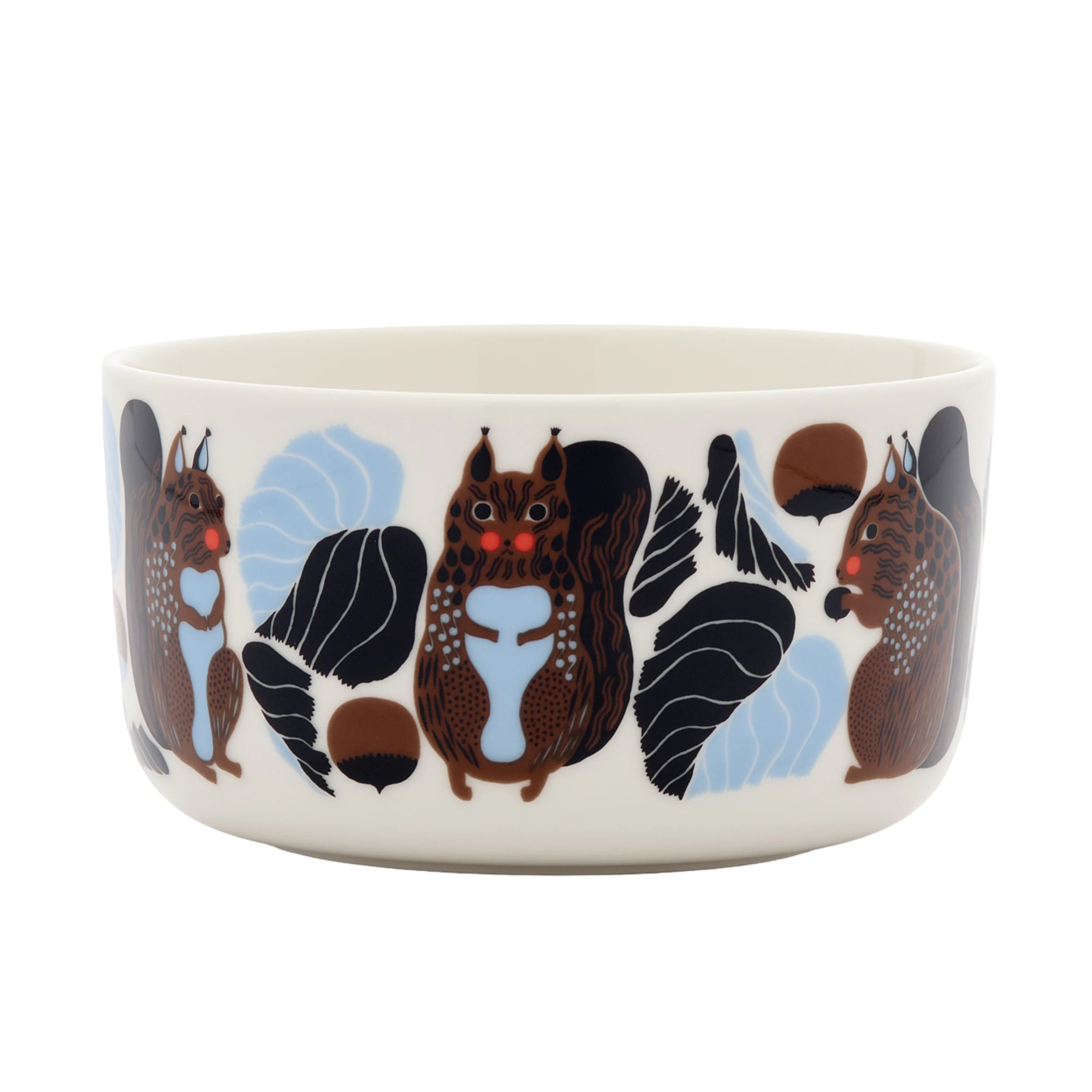 Marimekko Kurre Sk&aring;l 50 Cl / Lysebl&aring; - Serveringssk&aring;ler Stengods Brun - 076001-189