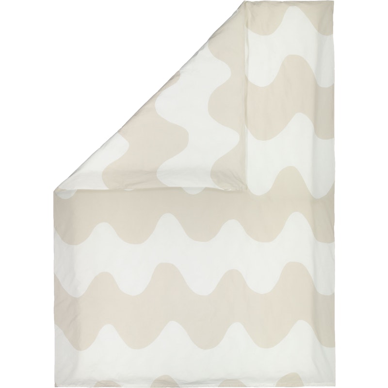 Lokki Dynetrekk Beige / Hvit, 150x210 cm