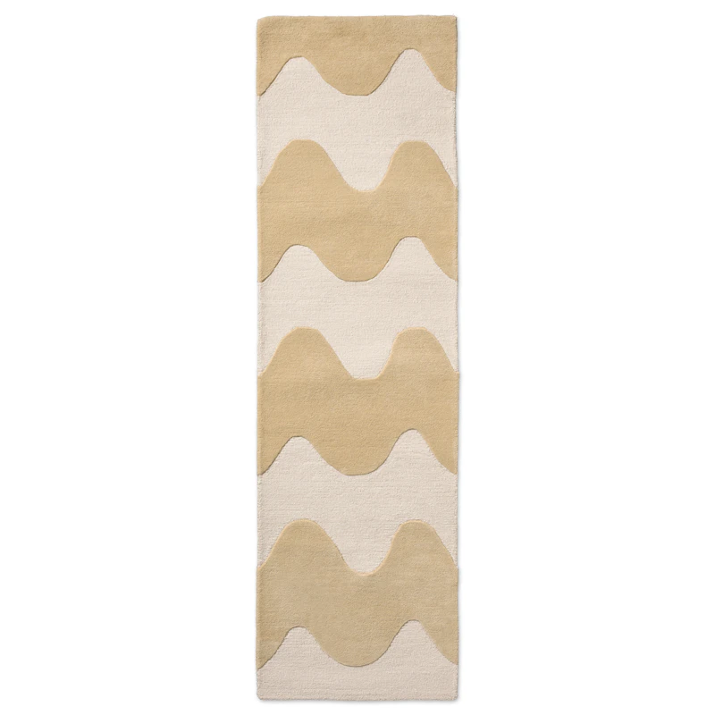 Lokki Ullteppe 70x245 cm, Butter