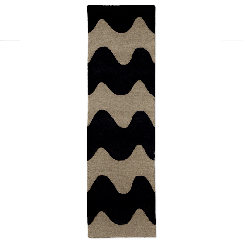 Lokki Ullteppe 70x245 cm, Sort