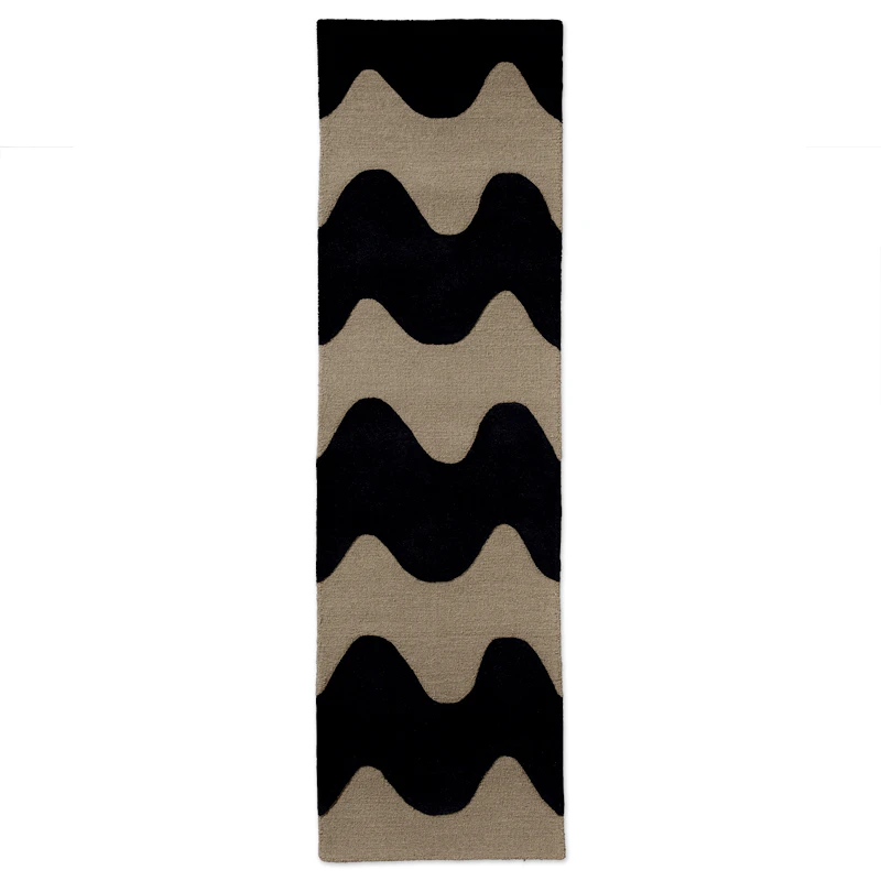 Lokki Ullteppe 80x300 cm, Sort