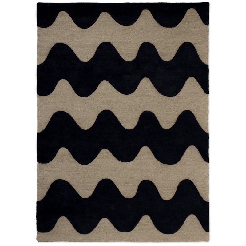 Lokki Ullteppe 140x200 cm, Sort