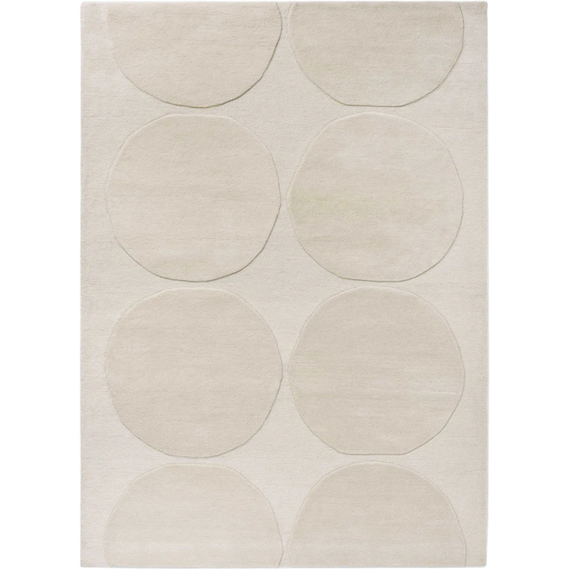 Marimekko Isot Kivet Teppe 170x240 cm, Natural White