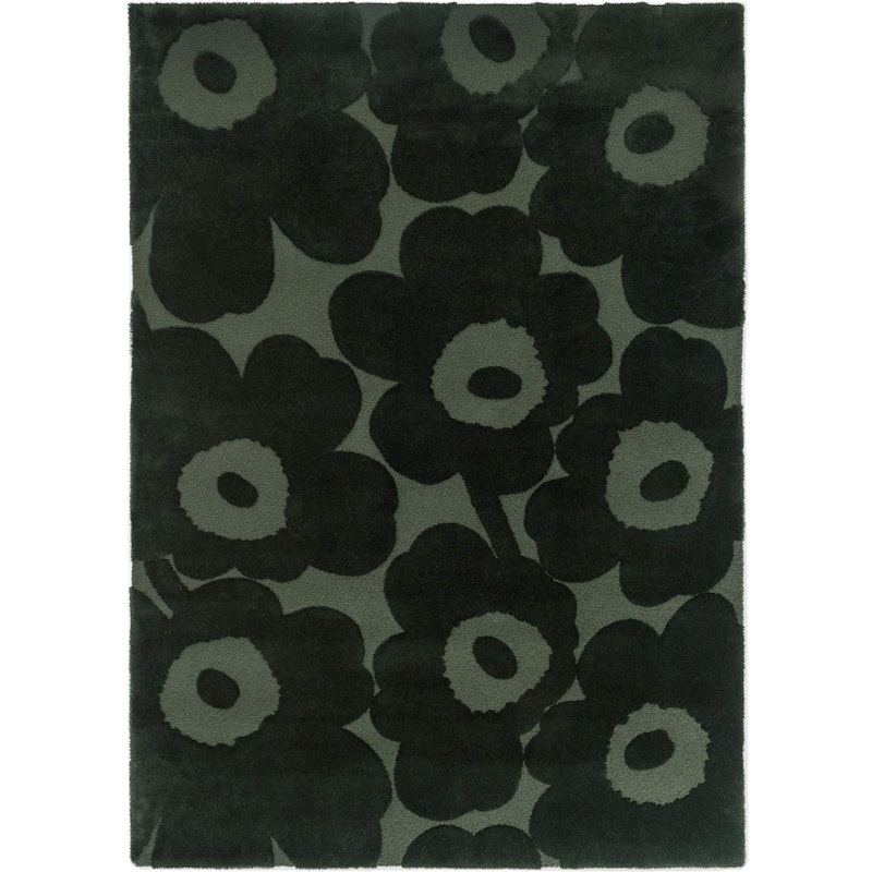 Unikko Teppe 140x200 cm, Dark Green