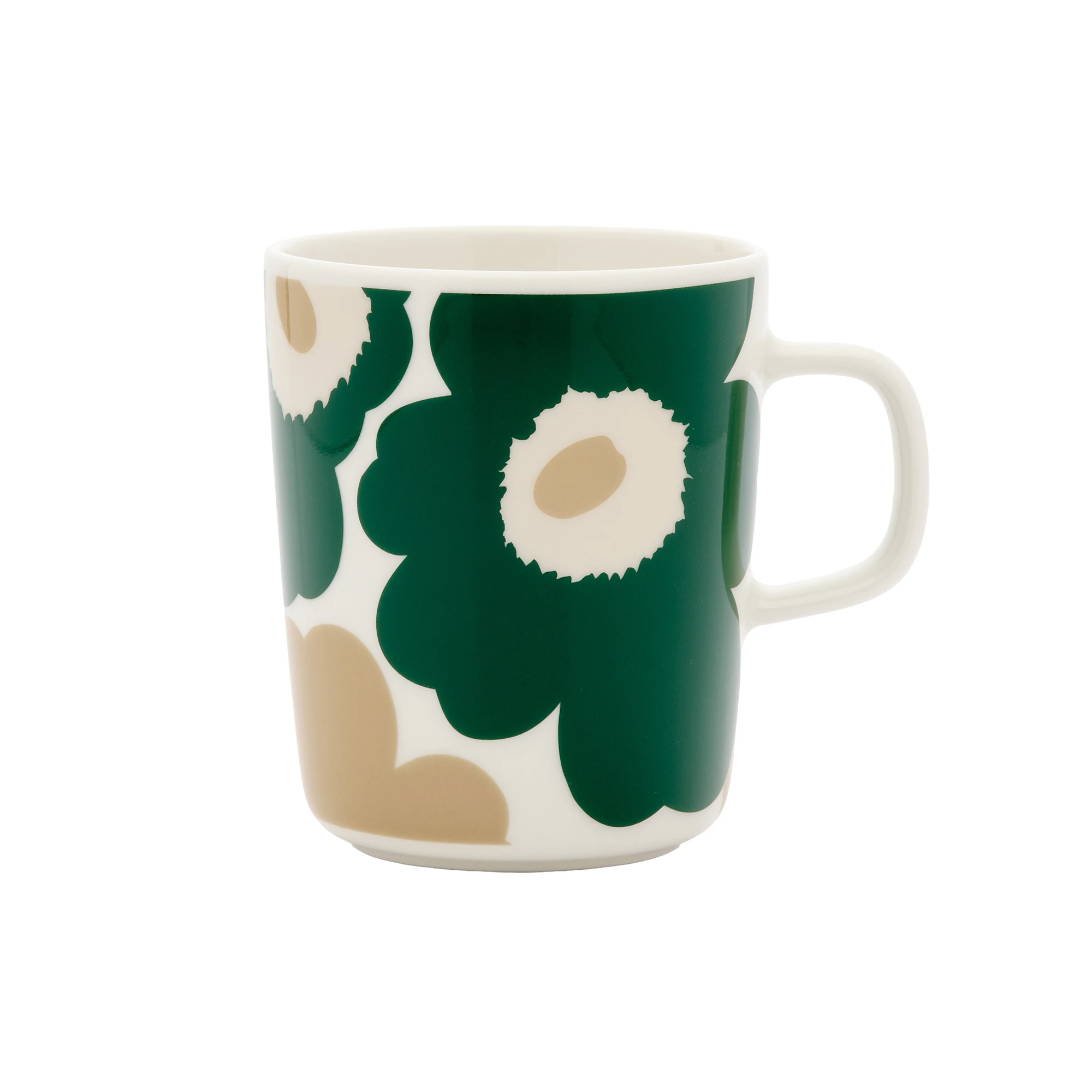 Marimekko Oiva/unikko Kaffekopp 25 Cl Light Sand - Kaffekopper Stengods - 075876-168