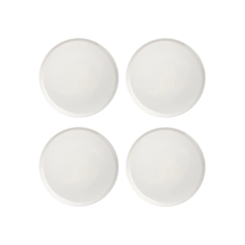 Oiva Sidetallerken 20 cm 4-pk, Hvit