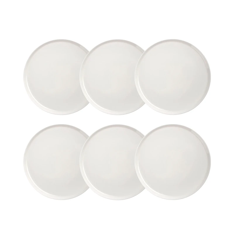 Oiva Sidetallerken 20 cm 6-pk, Hvit