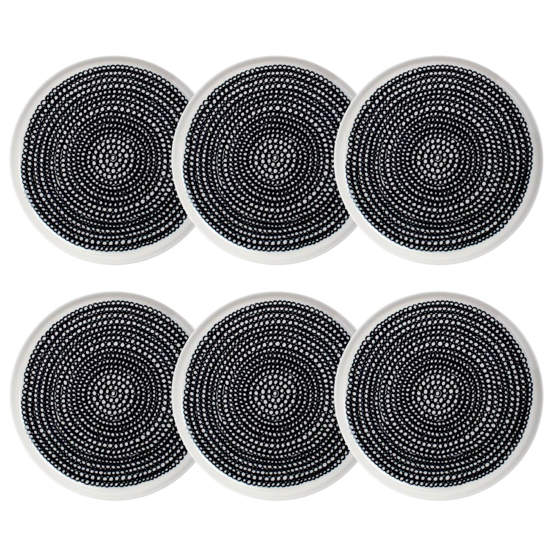 Oiva/Siirtolapuutarha Sidetallerken 20 cm 6-pk