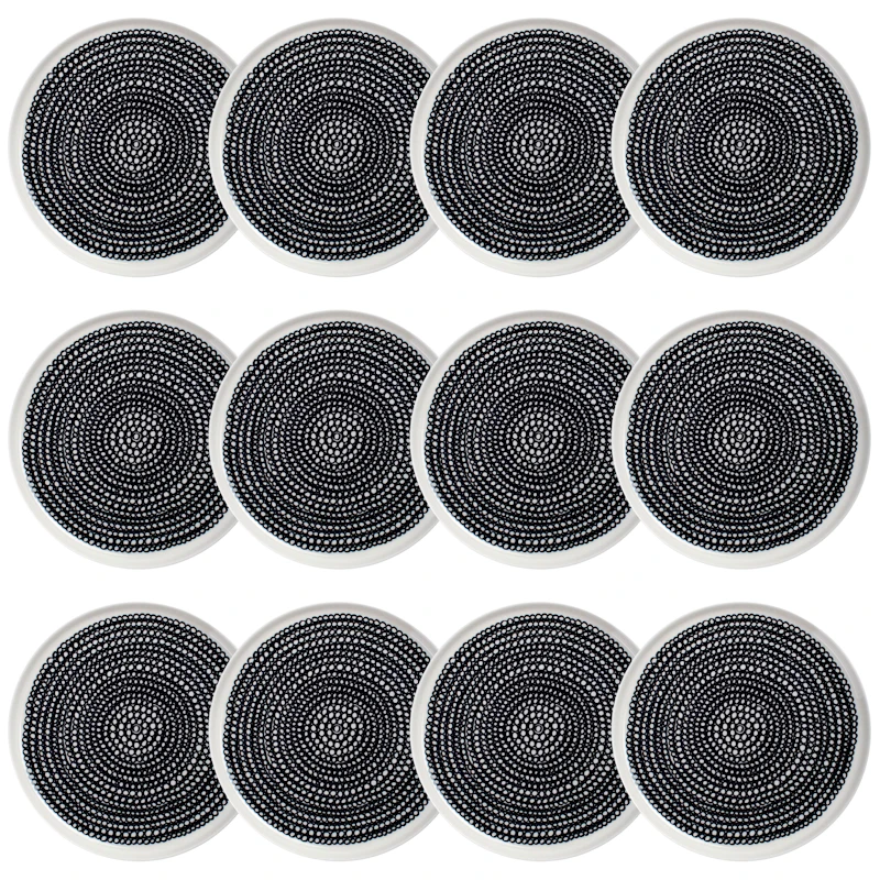 Oiva/Siirtolapuutarha Sidetallerken 20 cm 12-pk