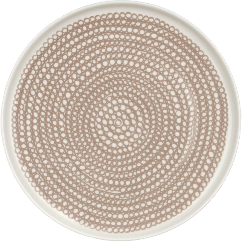 Oiva/Siirtolapuutarha Tallerken 20 cm, Hvit / Clay