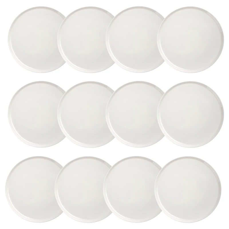 Oiva Tallerken 25 cm 12-pk, Hvit