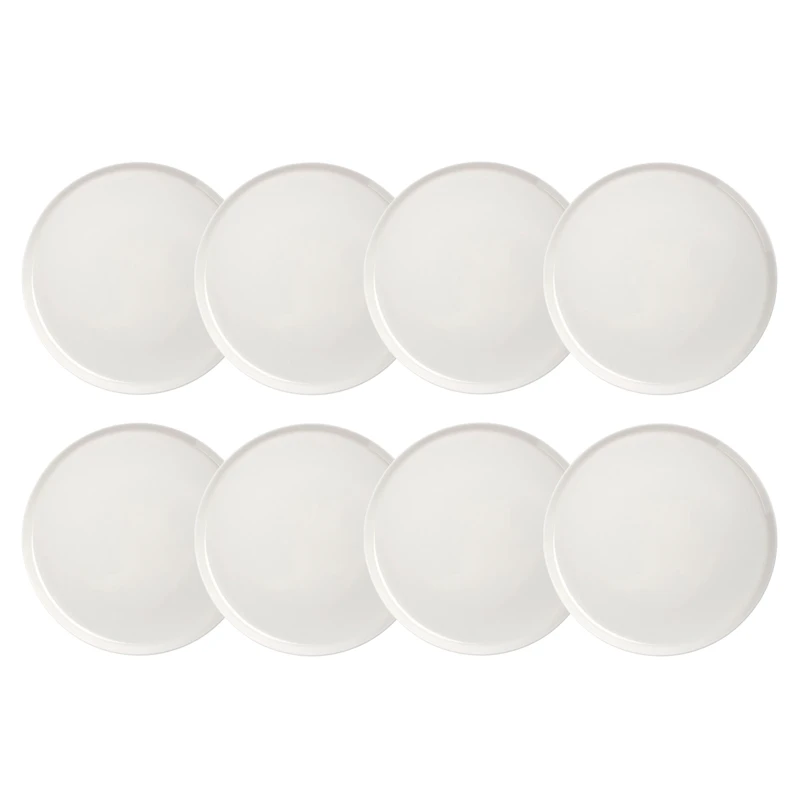Oiva Tallerken 25 cm 8-pk, Hvit