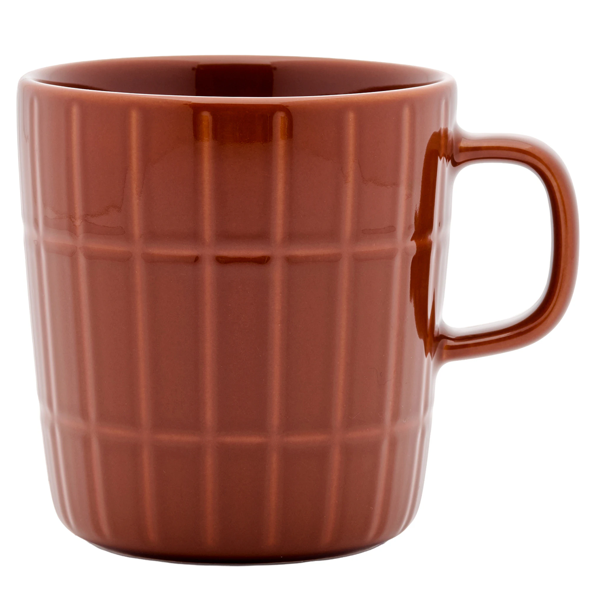 Marimekko Oiva/tiiliskivi Krus 40 Cl Kastanje - Kaffekopper Stengods Chestnut - 075884-800