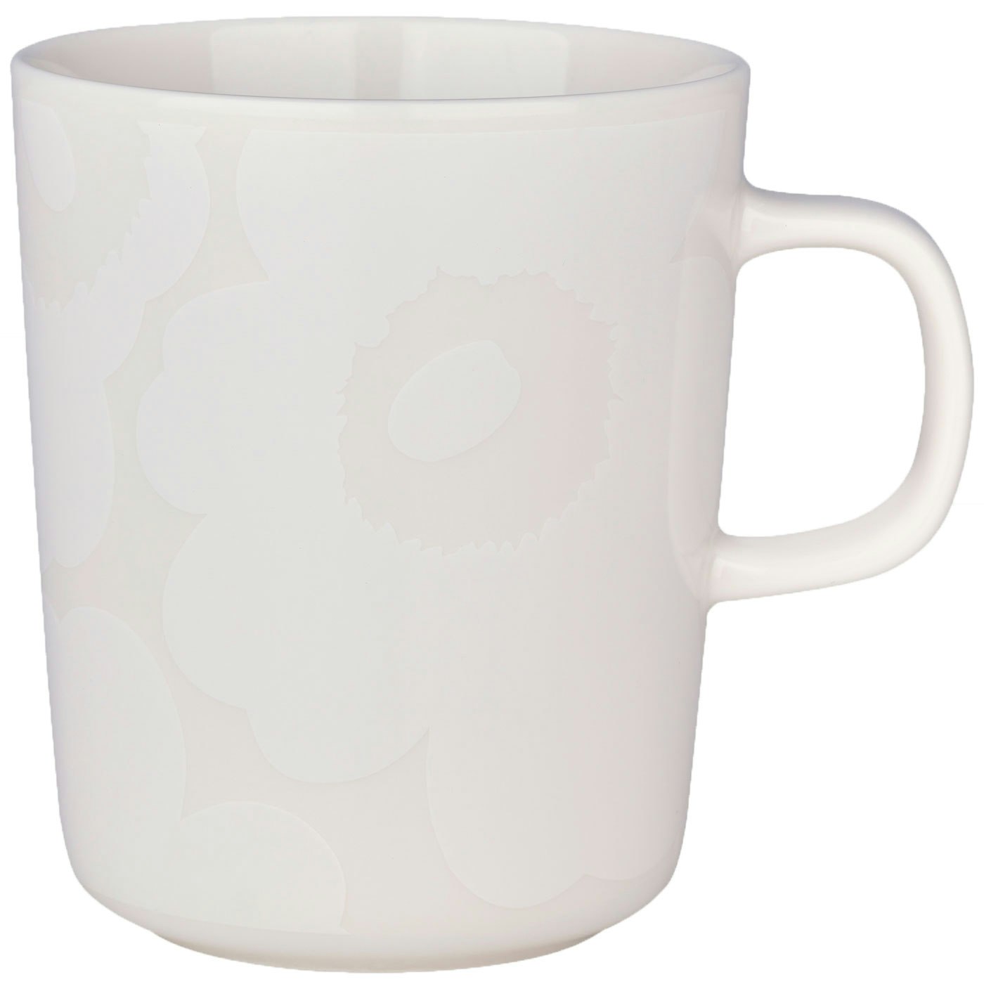 Marimekko Oiva/unikko Krus 25 Cl  -  Kaffekopper Stengods Hvit - 072585-100