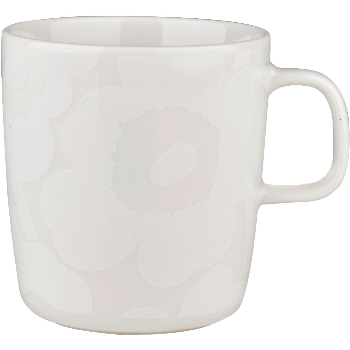 Marimekko Oiva/unikko Krus 40 Cl  -  Kaffekopper Stengods Hvit - 072584-100