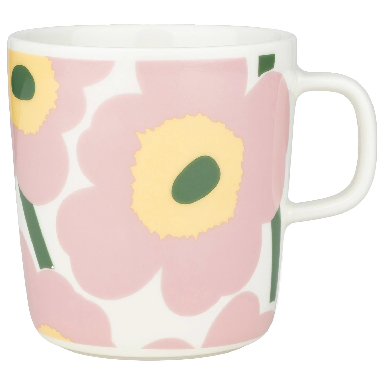 Marimekko Oiva/unikko Krus 40 Cl  -  Kaffekopper Stengods Rosa - 075410-132