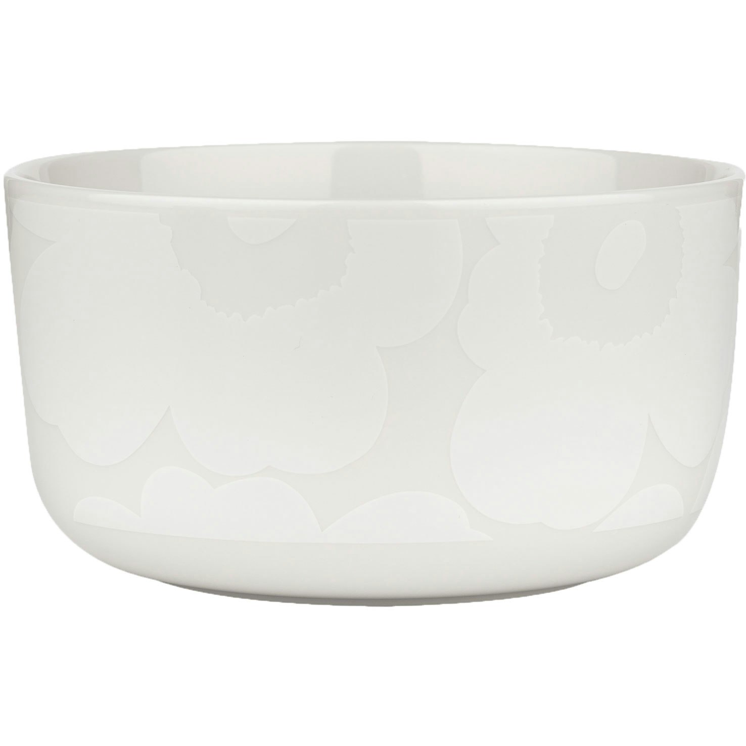 Marimekko Oiva/unikko Sk&aring;l 50 Cl  -  Serveringssk&aring;ler Stengods Hvit - 072591-100