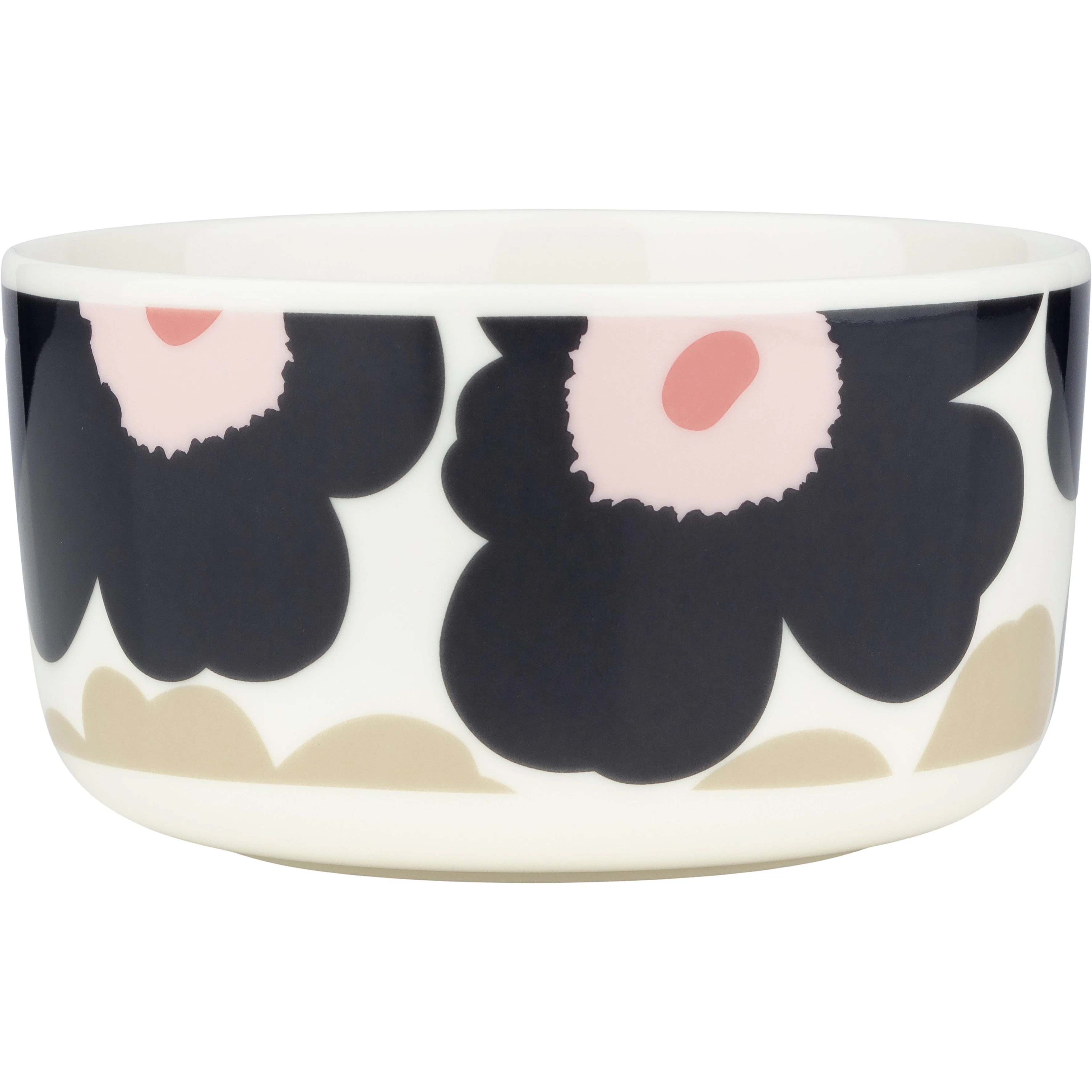 Marimekko Oiva/unikko Sk&aring;l 50 Cl  / Sand -  Serveringssk&aring;ler Stengods Rosa - 075264-198