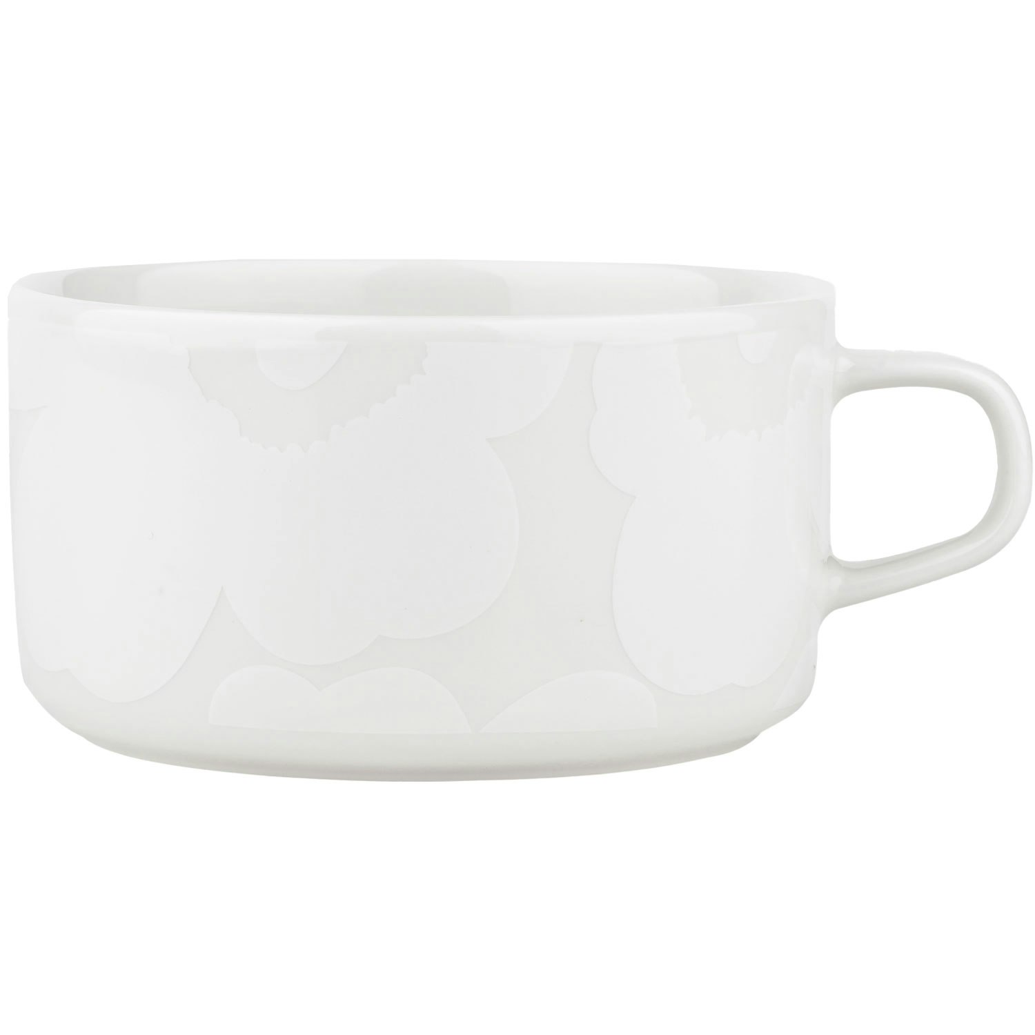 Marimekko Oiva/unikko Tekopp 25 Cl  -  Tekopper Stengods Hvit - 073072-100