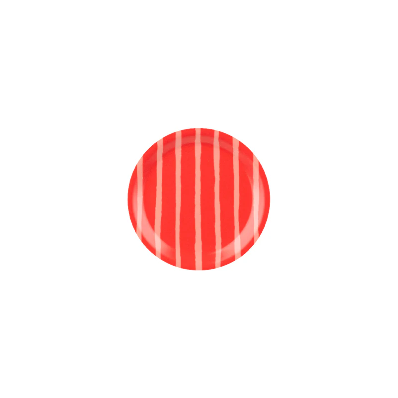 Piccolo Glassunderlag, Orange Red