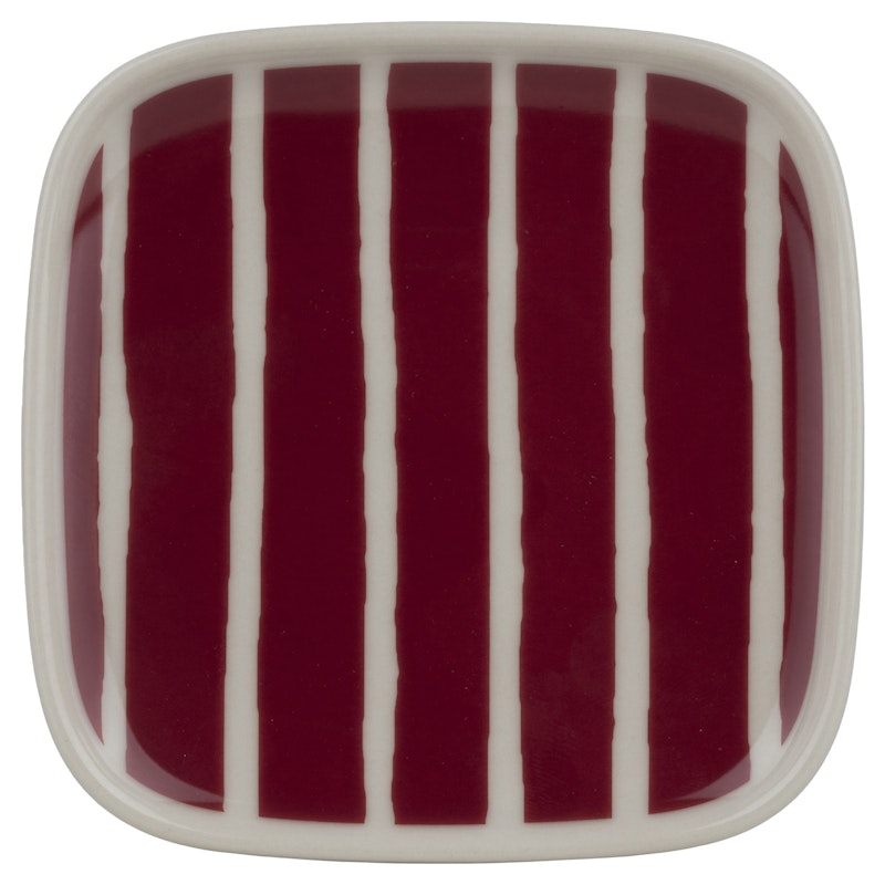 Piccolo Tallerken 10x10 cm, Burgundy