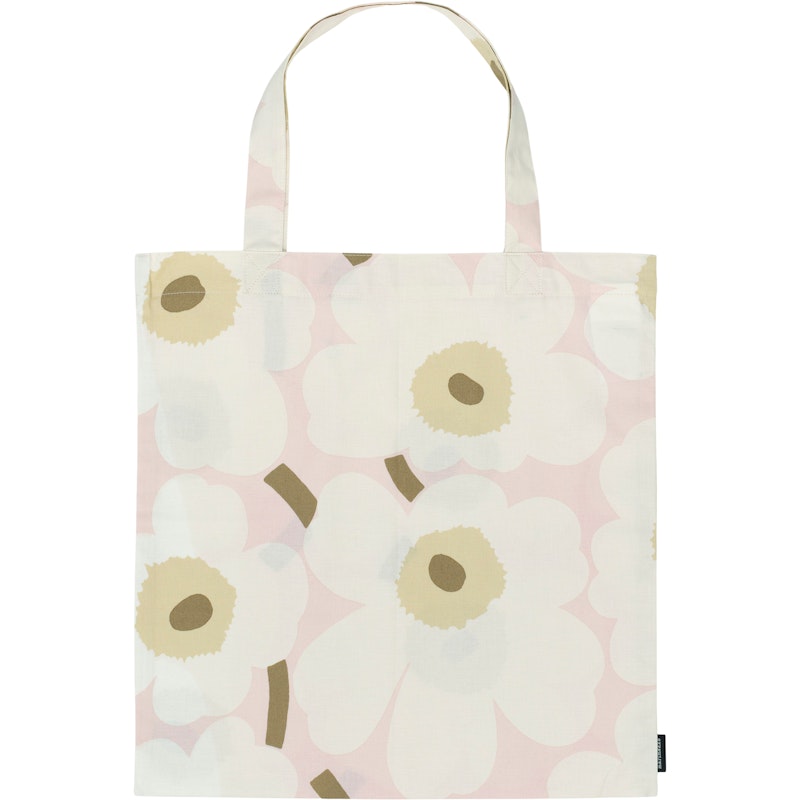 Pieni Unikko Stoffveske, Rosa / Off-white / Sand