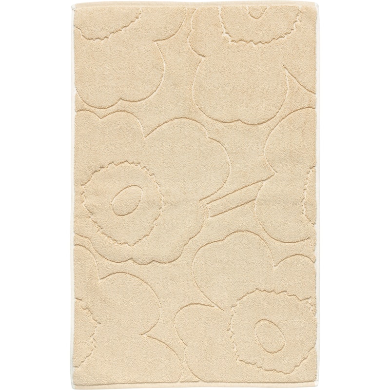 Piirto Unikko Badematte 50x80 cm, Straw / Off-white