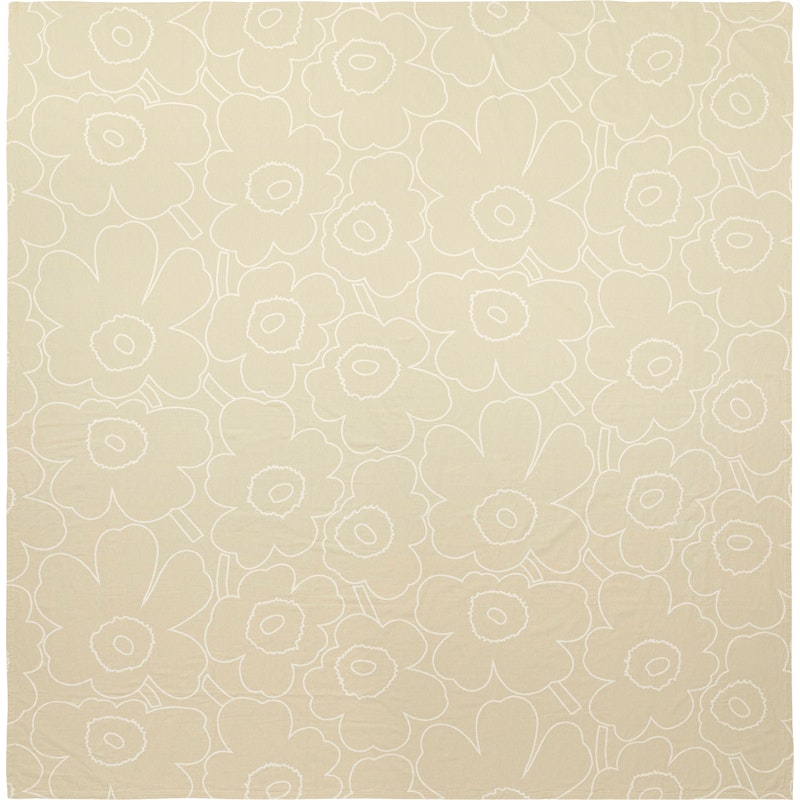 Piirto Unikko Sengeteppe 260x260 cm, Off-white / Hvit