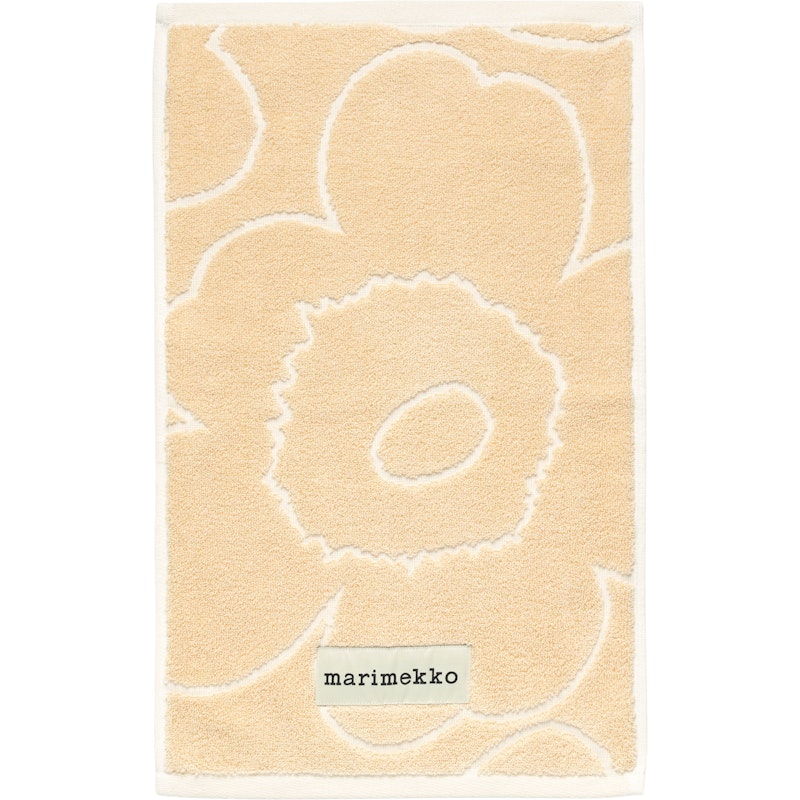 Piirto Unikko Gjestehåndkle Straw / Off-white, 30x50 cm