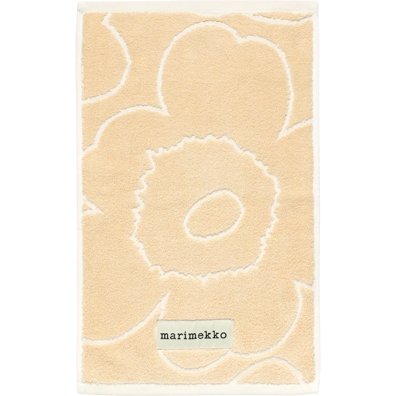 Piirto Unikko Gjestehåndkle Straw / Off-white, 30x50 cm