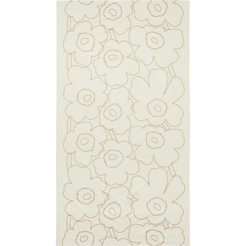 Piirto Unikko Duk 140x250 cm, Off-white / Straw