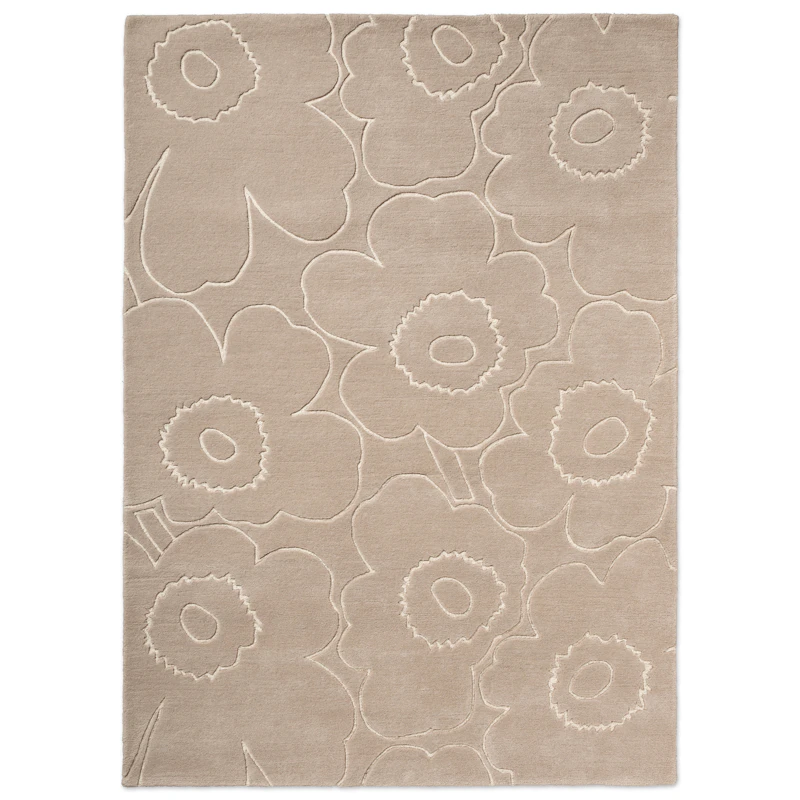 Piirto Unikko Ullteppe 250x350 cm, Greige