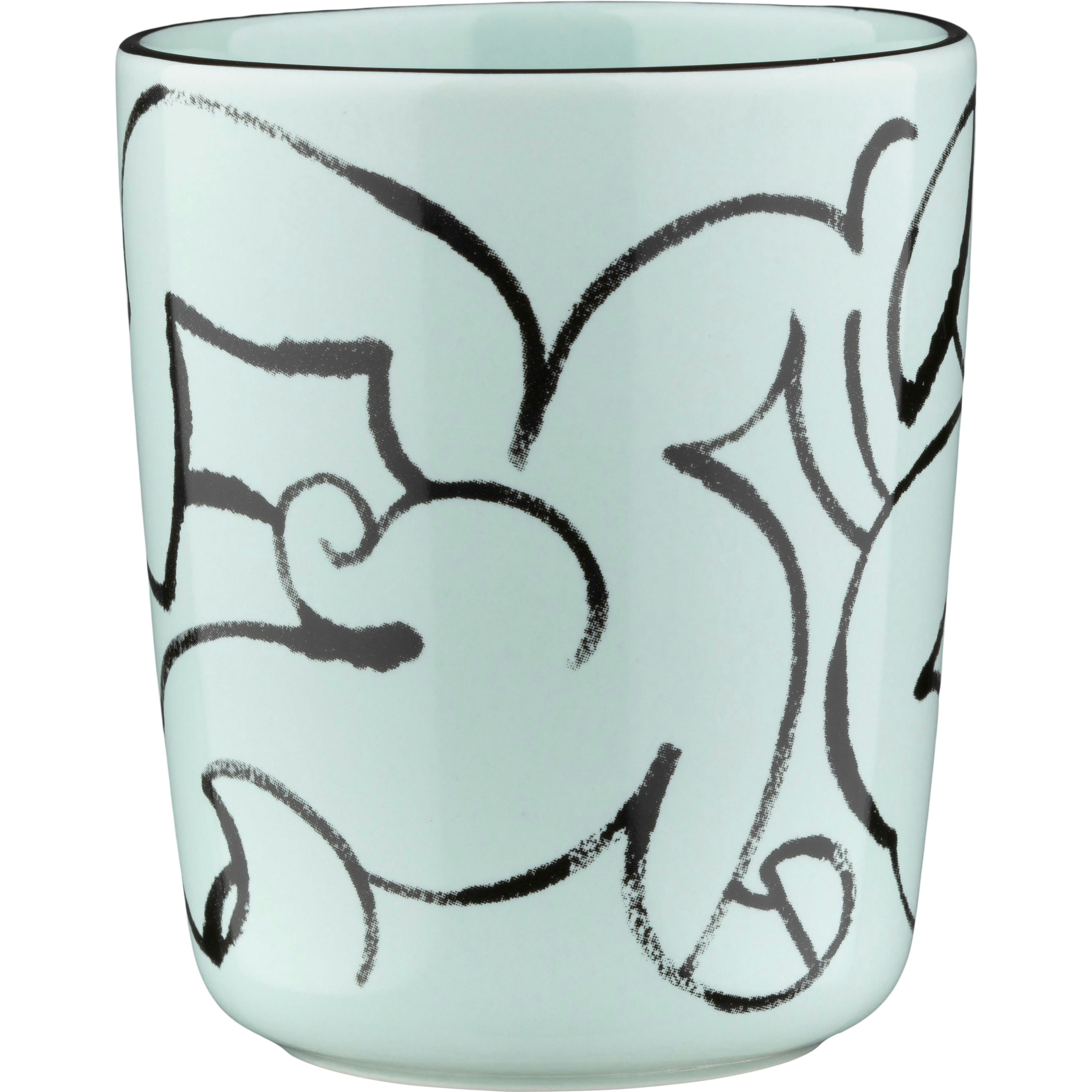 Marimekko Pistilla Krus 25 Cl Mint /  -  Kaffekopper Stengods Sort - 074083-669