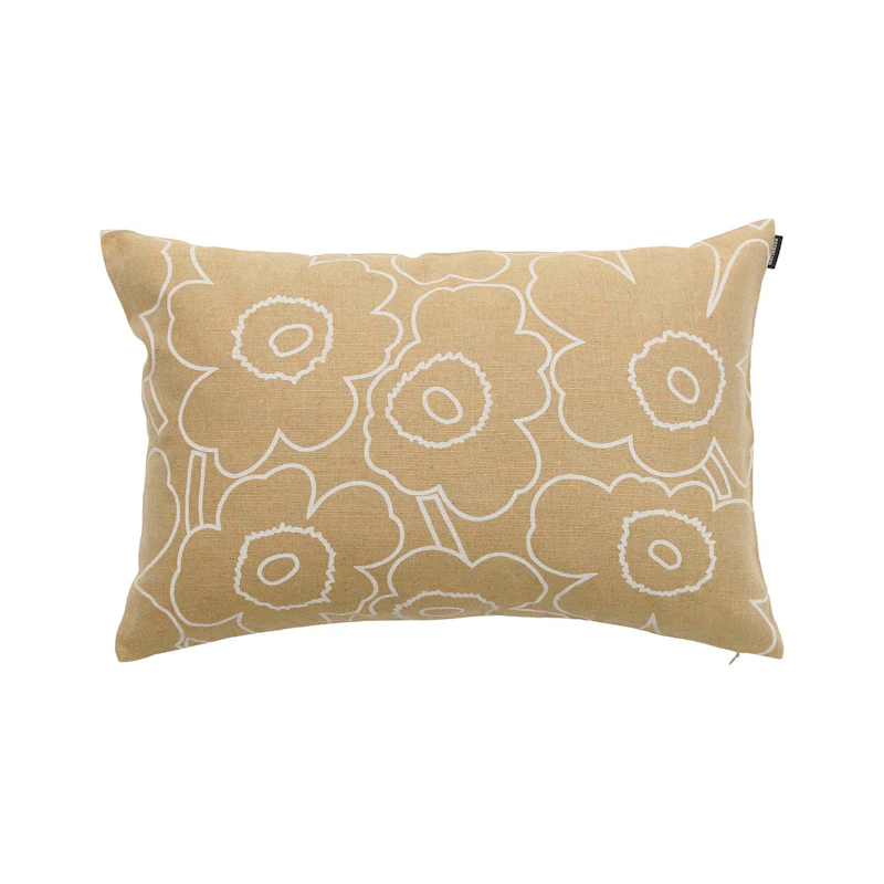 Piirto Unikko Putetrekk 40x60 cm, Off-white / Straw