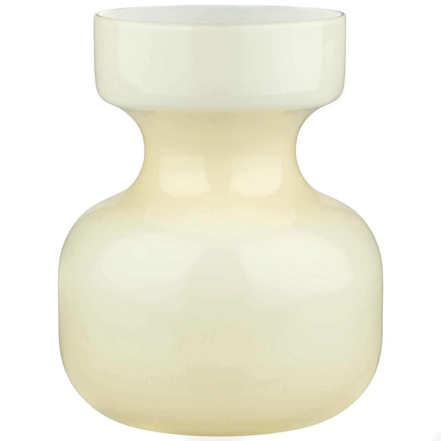 Marimekko S&auml;kki Vase 16,5 Cm White Aspargus -  Vaser Glass White Asparagus - 073952-101