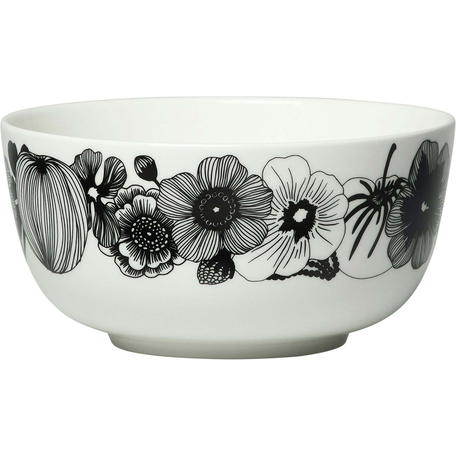 Marimekko Siirtolapuutarha Bowl 9 Dl -  Serveringssk&aring;ler Stengods Sort - 069675-190