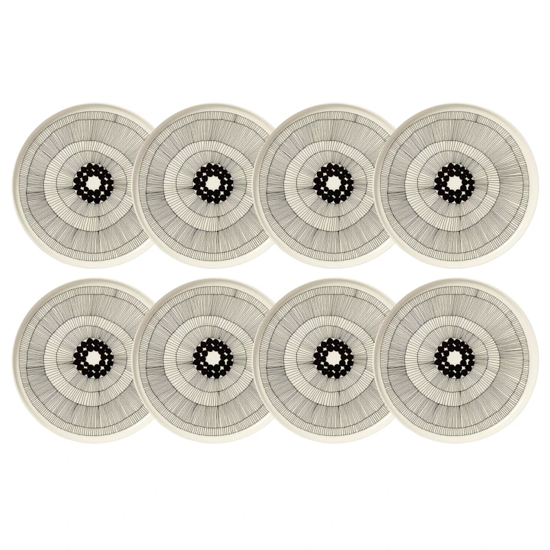Siirtolapuutarha Tallerken 25 cm 8-pk
