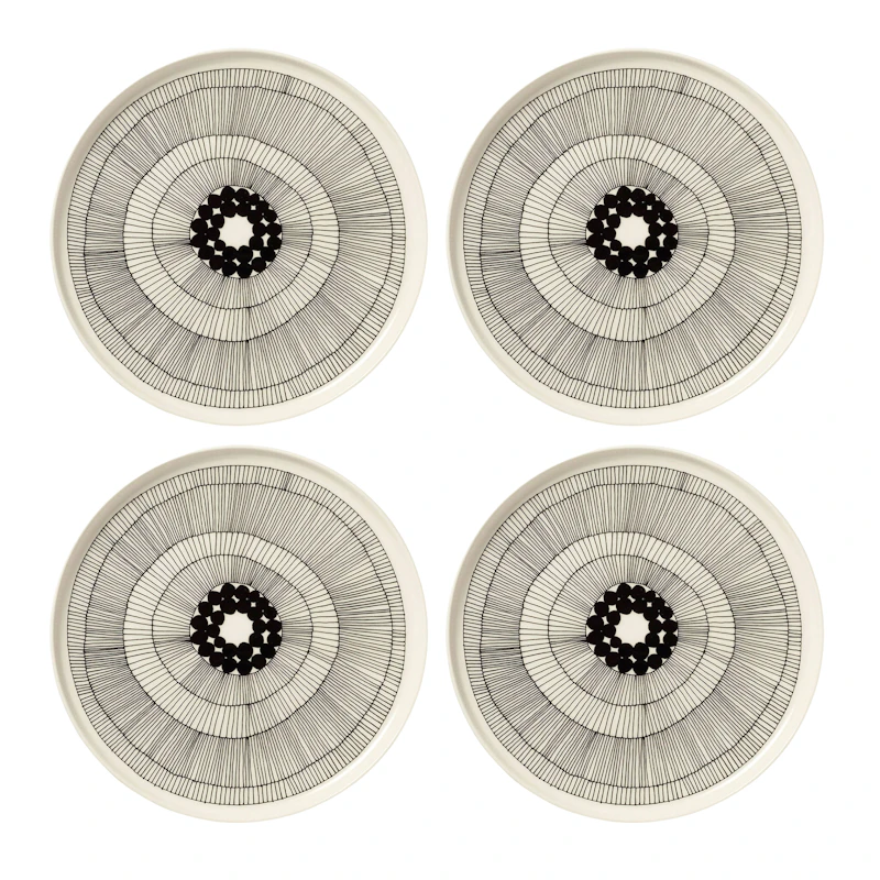 Siirtolapuutarha Tallerken 25 cm 4-pk