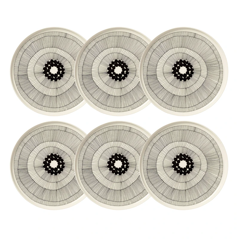 Siirtolapuutarha Tallerken 25 cm 6-pk