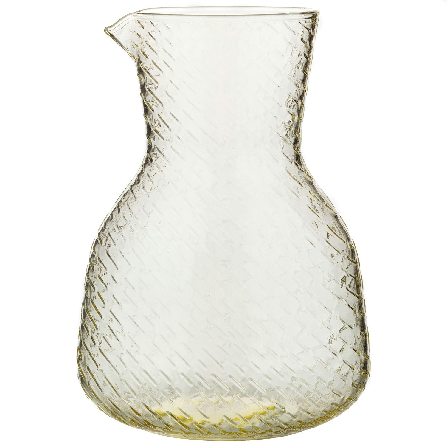 Marimekko Syksy Karaffel 1,3 l  -  Vannkarafler & Vannkanner Glass Pale Yellow - 073923-220