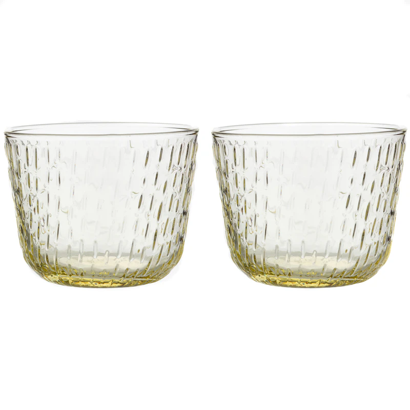 Syksy Tumblerglass 20 cl 2-pk, Pale Yellow
