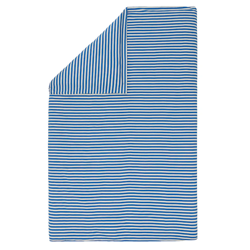 Tasaraita Dynetrekk 150x210 cm, Blå / Off-white